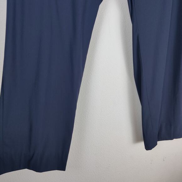 Hugo Boss Virgin Wool Blend Passolini Movie Navy Suit Dress Pants 40R Trousers - Picture 7 of 16